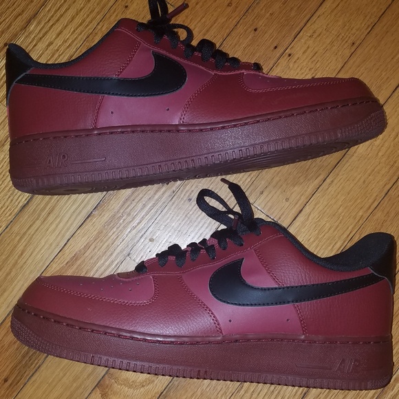 nike air force 1 red bottom